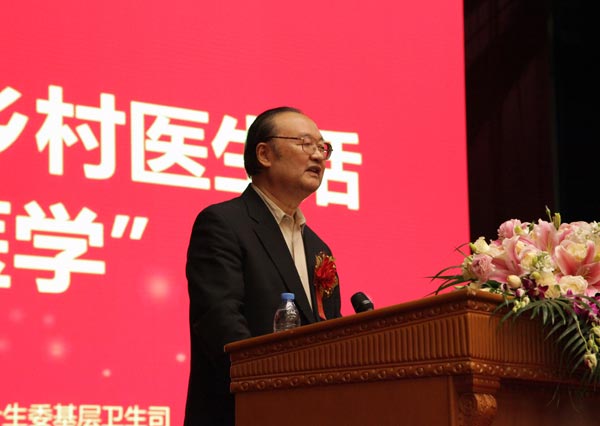 中国医师协会乡村医生分会会长蔡忠军